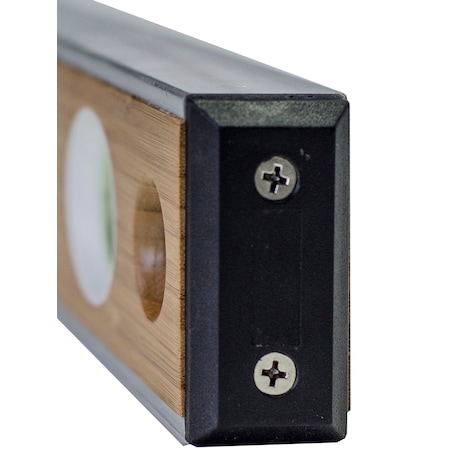 Bon Tool Bon 34-219 Bamboo Wood Level, 48" Aluminuminum "i" Beam 34-219